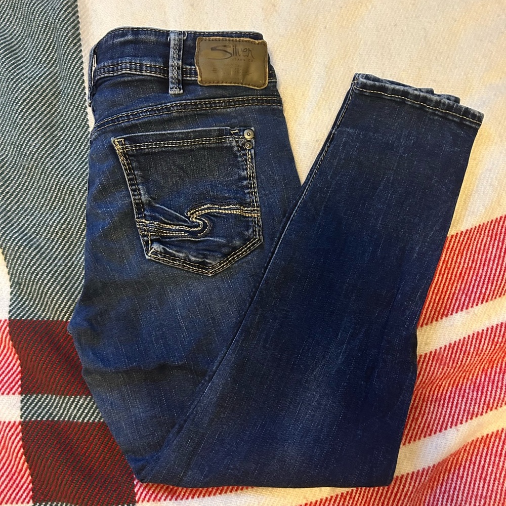 Silver Jeans Dark Blue Denim